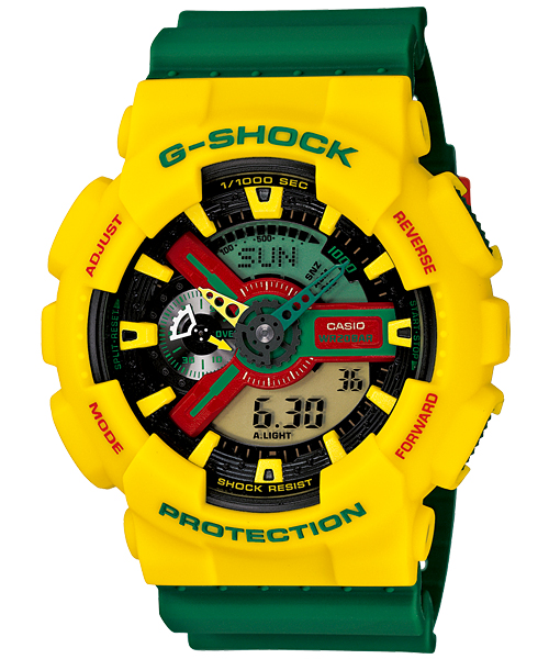 Buy Casio G-Shock Rastafarian Watch GA-110RF-9AJF