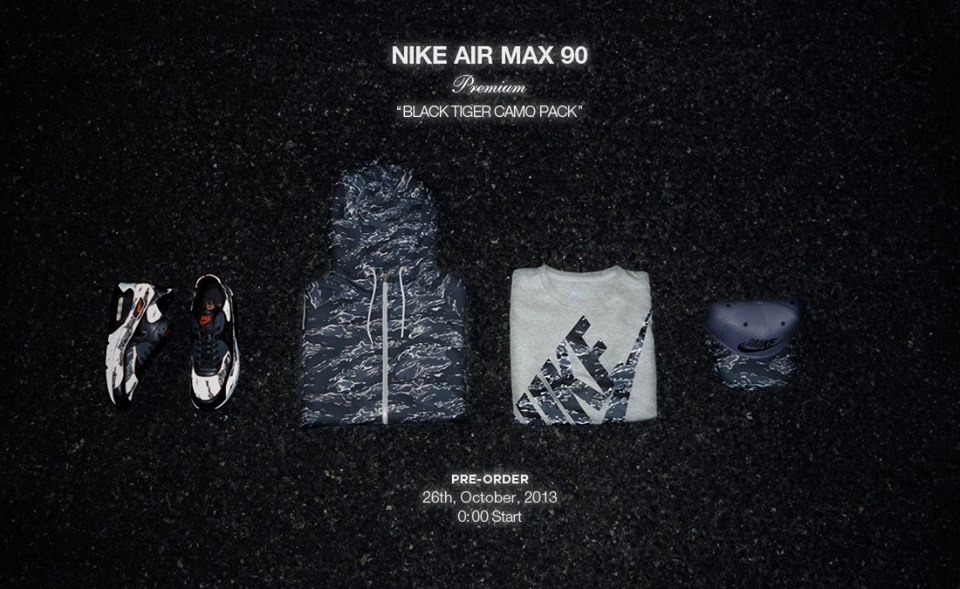 Nike Air Max Black Tiger Camo Atmos Exclusive