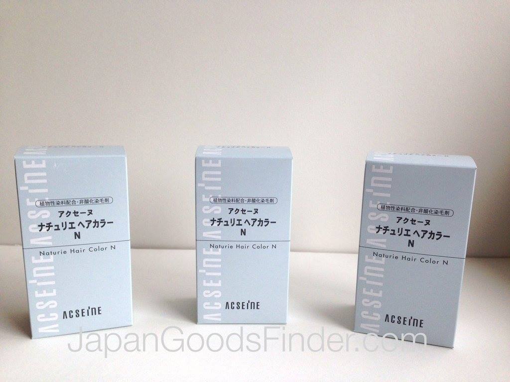Acseine Naturie Hair Color N-80- Black - Japan Goods Finder