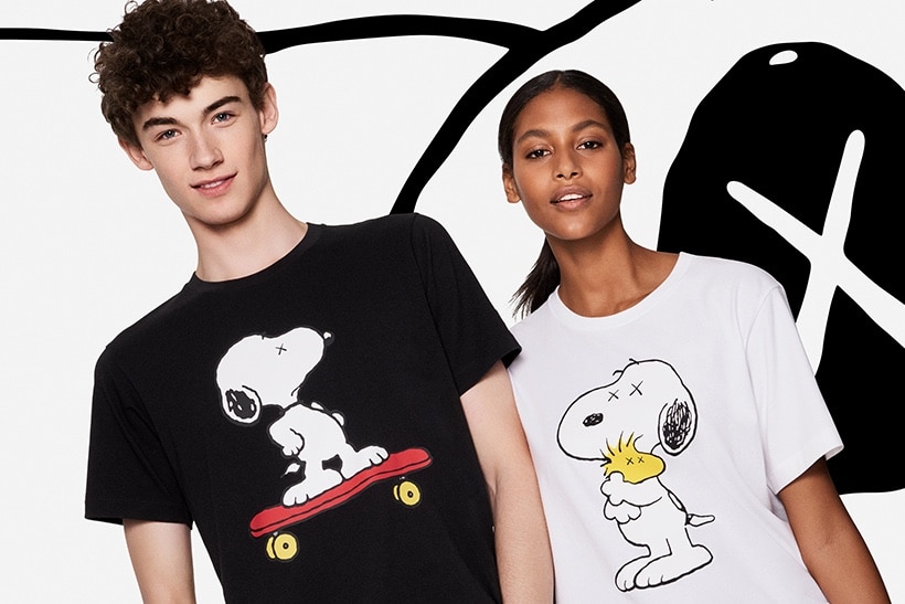 Snoopy and Woodstock Meet Pop Artist Kaws